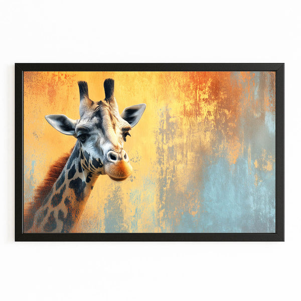 Horizontal Giraffe Wall Art