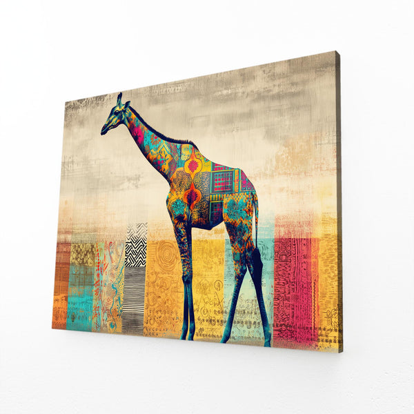 Horizontal Giraffe Wall Decor