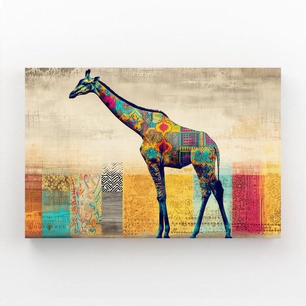 Horizontal Giraffe Wall Decor