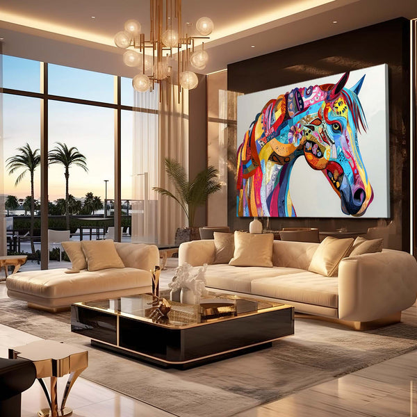 Horizontal Horse Art