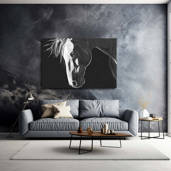 Horizontal Horse Artwork