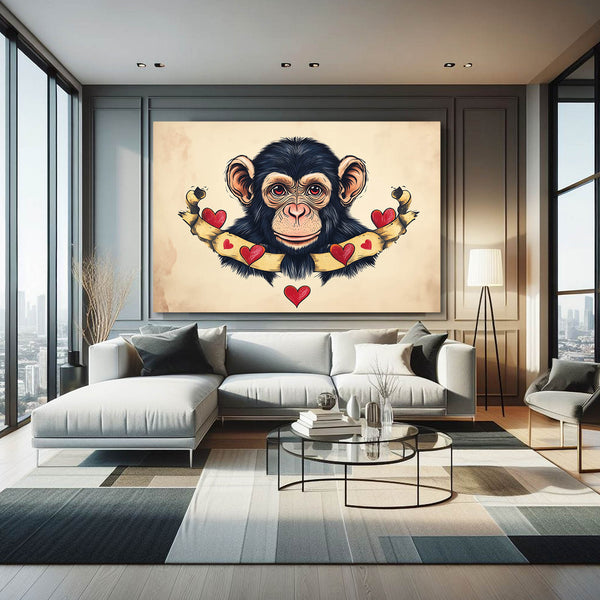 Horizontal Monkey Art