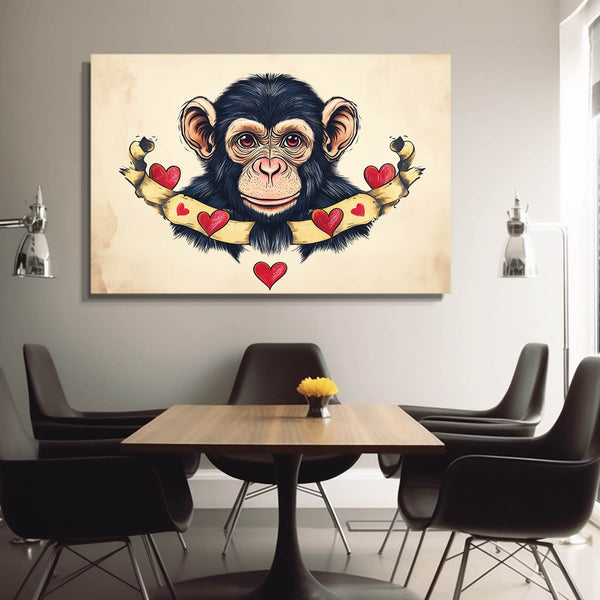 Horizontal Monkey Art