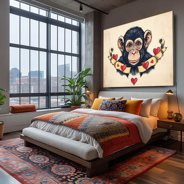 Horizontal Monkey Art