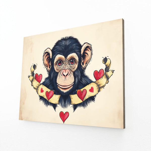 Horizontal Monkey Art
