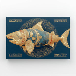 Horizontal Shark Canvas