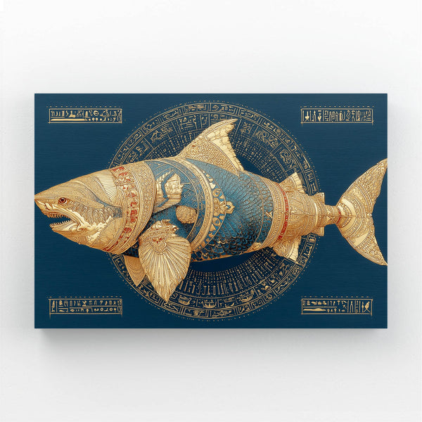 Horizontal Shark Canvas