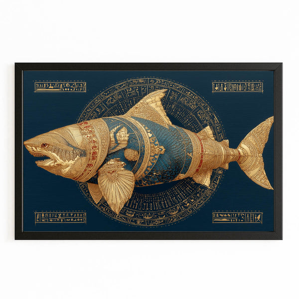 Horizontal Shark Canvas