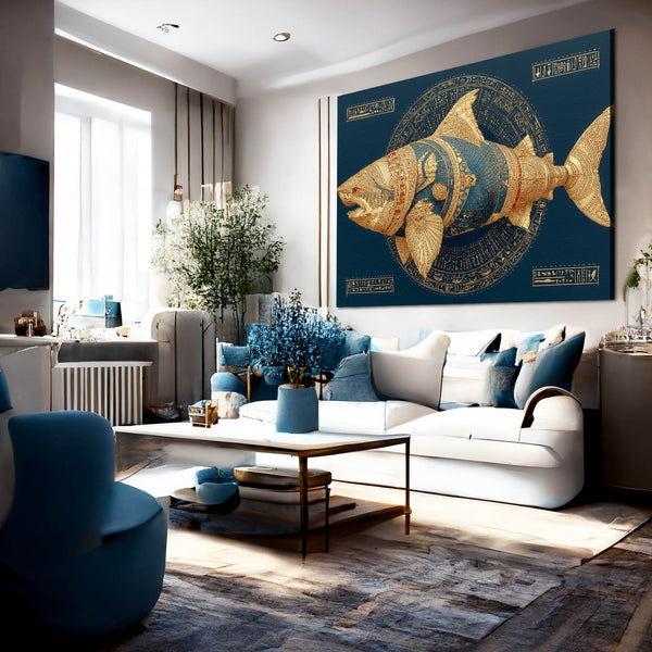 Horizontal Shark Canvas