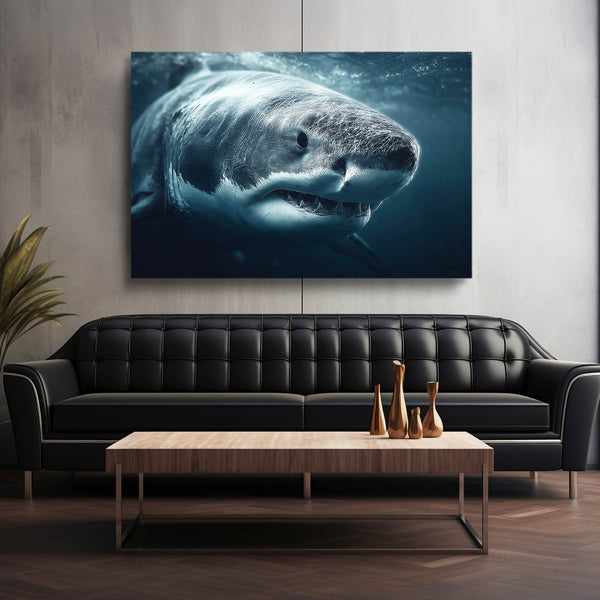 Horizontal Shark Wall Art
