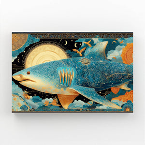 Horizontal Shark Wall Decor