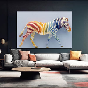 Horizontal Zebra Art