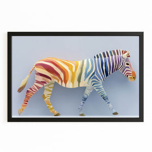 Horizontal Zebra Art