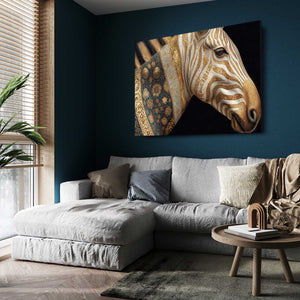 Horizontal Zebra Artwork