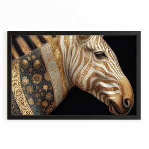 Horizontal Zebra Artwork