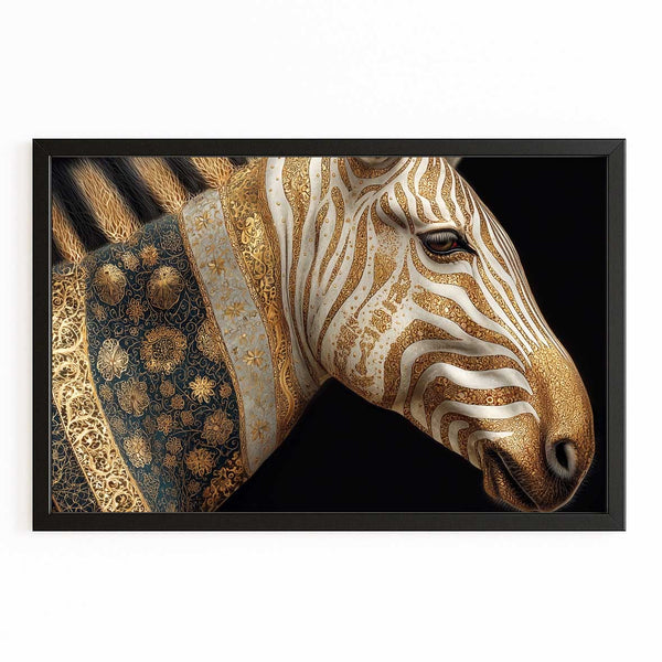 Horizontal Zebra Artwork