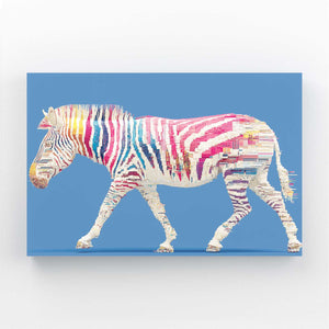 Horizontal Zebra Canvas