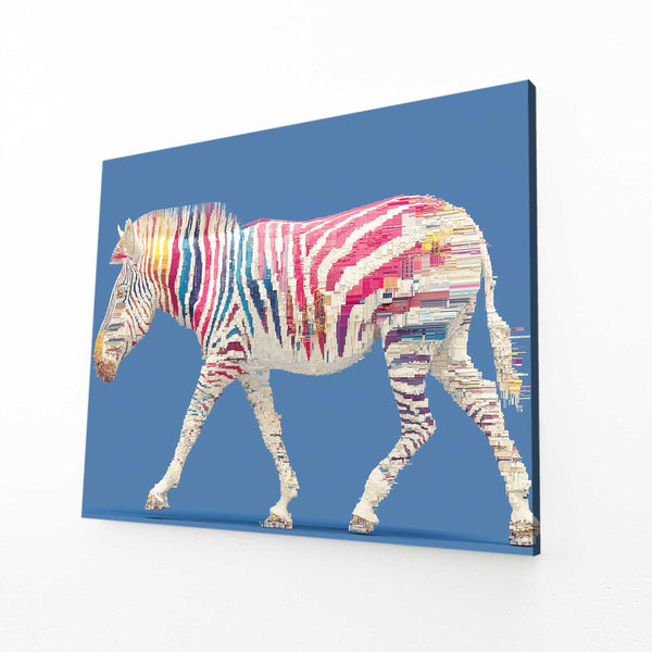 Horizontal Zebra Canvas