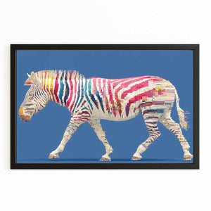 Horizontal Zebra Canvas