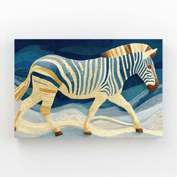 Horizontal Zebra Wall Art