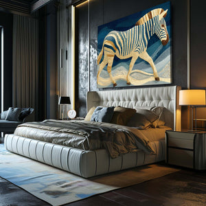 Horizontal Zebra Wall Art
