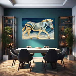 Horizontal Zebra Wall Art