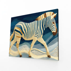 Horizontal Zebra Wall Art