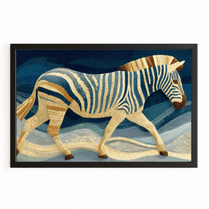 Horizontal Zebra Wall Art