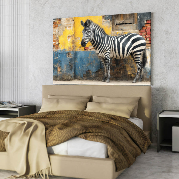 Horizontal Zebra Wall Decor
