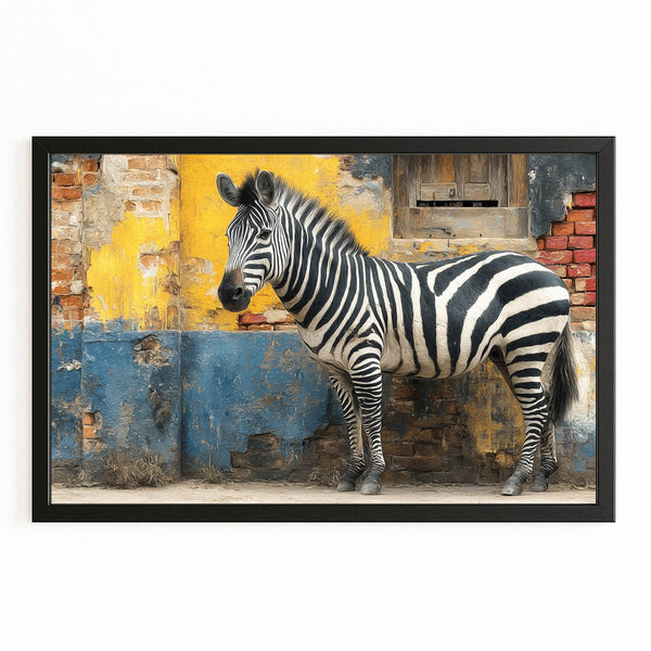 Horizontal Zebra Wall Decor