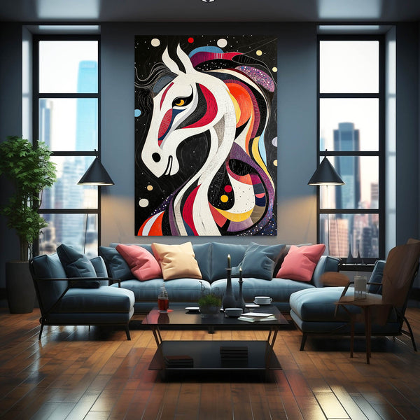 Horse Art Abstract