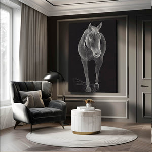 Horse Art Dark