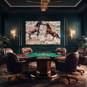 Horse Art Kissing