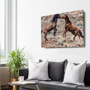 Horse Art Kissing