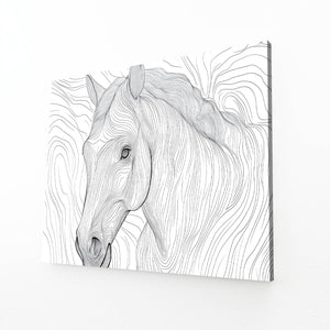 Horse Art Lined