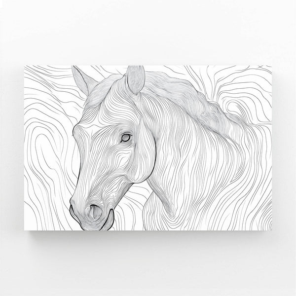Horse Art Lined