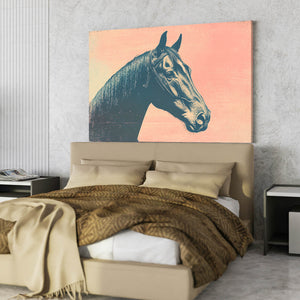 Horse Art Pink