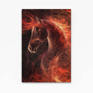 Horse Art Red