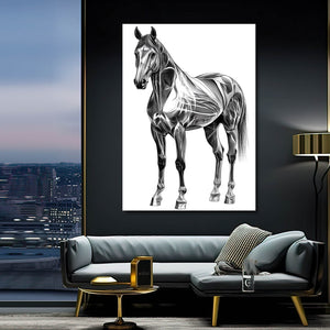 Horse Art White