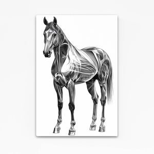 Horse Art White