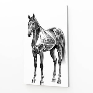 Horse Art White