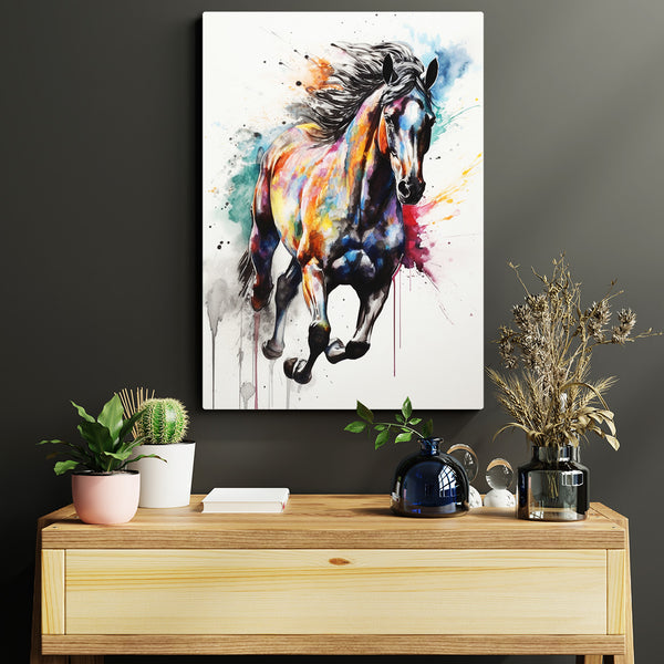 Horse Colorful Wall Art | MusaArtGallery™