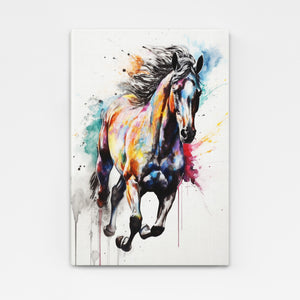 Horse Colorful Wall Art | MusaArtGallery™