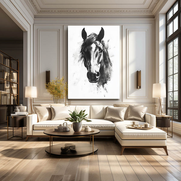 Horse Head Canvas Art