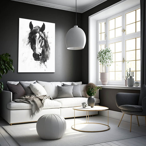 Horse Head Canvas Art