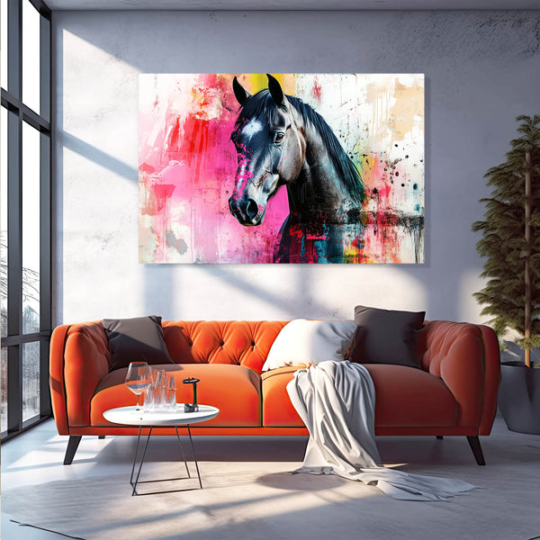 Horse Watercolor Art