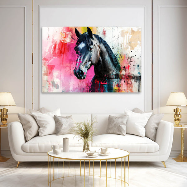 Horse Watercolor Art
