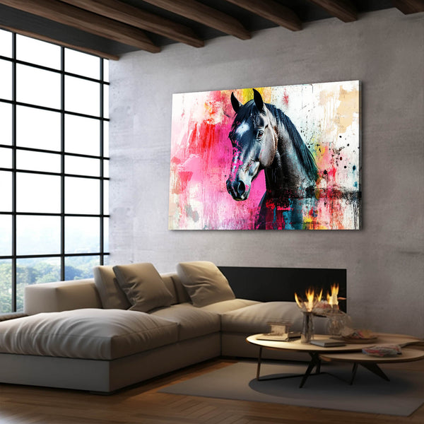 Horse Watercolor Art