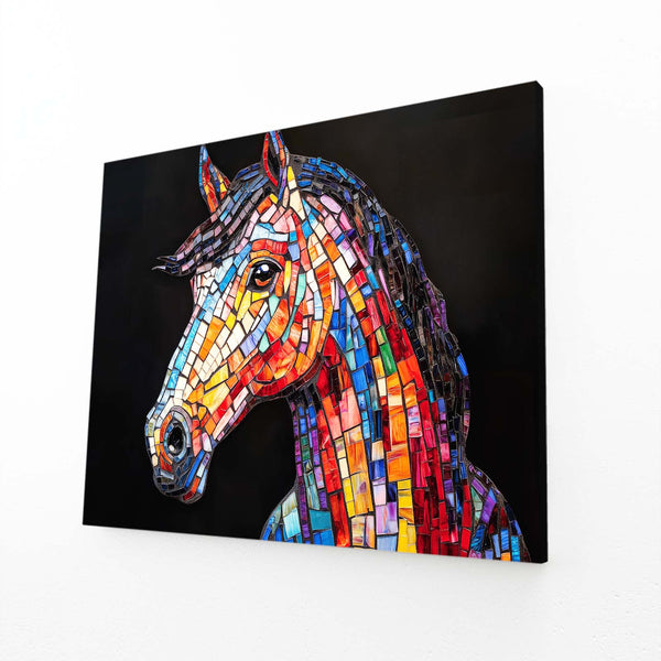 Horse Wall Art Mosaic