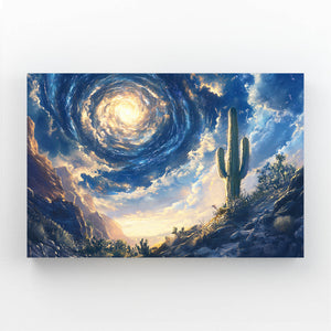 Huricain Cactus Art Print